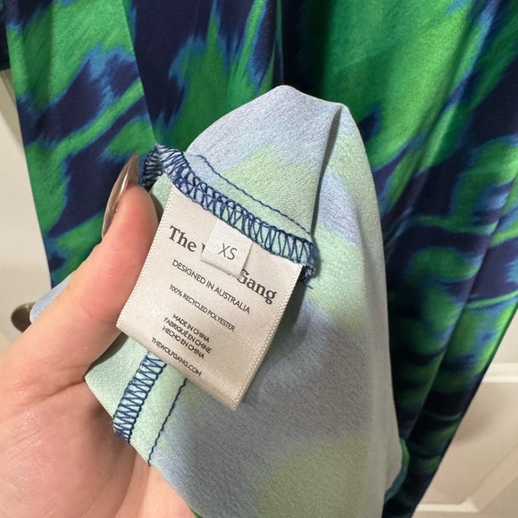 The Wolf Gang Calypso Maxi Dress in the "Ocean Haze" print - Picture 14 of 14